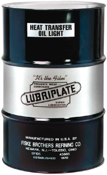 Lubriplate - 55 Gal Drum, Mineral Heat Transfer Oil - SAE 20, ISO 68, 9 cSt at 100°C, 60 cSt at 40°C - Caliber Tooling