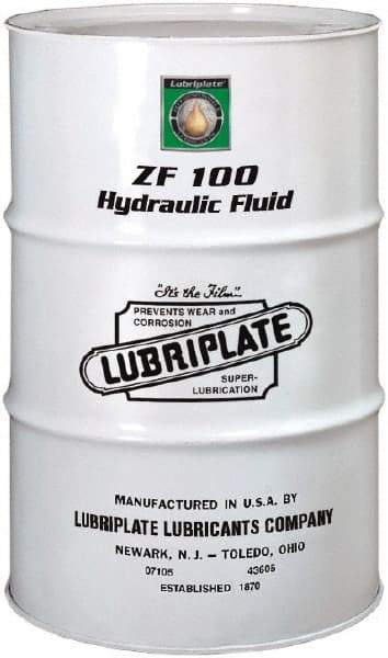 Lubriplate - 55 Gal Drum, Mineral Hydraulic Oil - SAE 30, ISO 100, 101.1 cSt at 40°C, 11.25 cSt at 100°C - Caliber Tooling