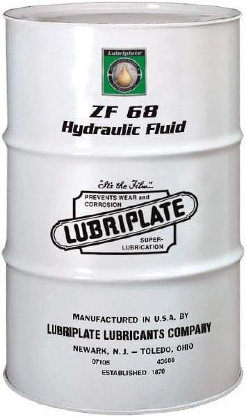 Lubriplate - 55 Gal Drum, Mineral Hydraulic Oil - SAE 20, ISO 68, 69.83 cSt at 40°, 8.2 cSt at 100°C - Caliber Tooling