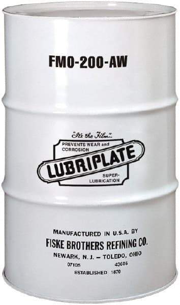 Lubriplate - 55 Gal Drum, Mineral Multipurpose Oil - SAE 10, ISO 46, 46.92 cSt at 40°C, 6.92 cSt at 100°C, Food Grade - Caliber Tooling