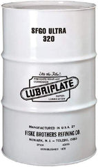 Lubriplate - 55 Gal Drum, Synthetic Gear Oil - 10°F to 420°F, 1557 SUS Viscosity at 100°F, 161 SUS Viscosity at 210°F, ISO 320 - Caliber Tooling