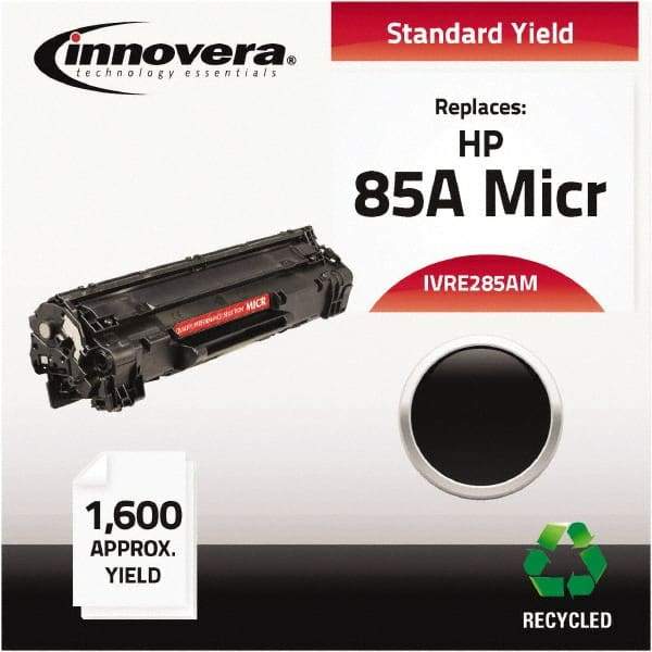 innovera - Black MICR Toner - Use with HP LaserJet Pro M1130, M1132MFP, M1134MFP, M1136MFP, M1137, M1138, M1139, M1210, M1212NF, HP Laser Jet Pro M1212F, M1213NF, M1214NFH, M1216NFH, M1217NFW, M1219NF, P1100, P1102, P1102W - Caliber Tooling