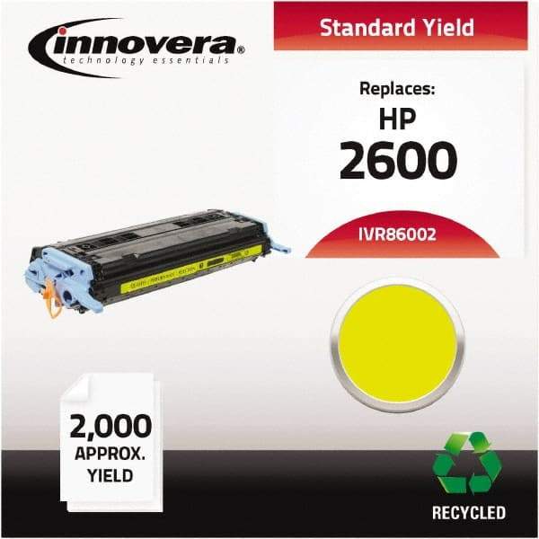 innovera - Yellow Toner Cartridge - Use with HP Color LaserJet 1600, 2600, CM1015 MFP, CM1017 MFP - Caliber Tooling