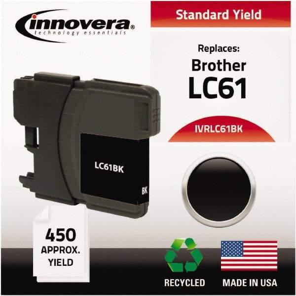 innovera - Black Inkjet Printer Cartridge - Use with Brother DCP-165C, 385C, 585CW, MFC-290C, 490CW, 5490CW, 6490CW, 790CW, 990CW - Caliber Tooling