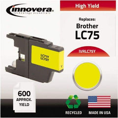 innovera - Yellow Inkjet Printer Cartridge - Use with Brother MFC-J6510DW, MFC-J6710DW, MFC-J6910DW, MFC-J825DW, MFC-J835DW - Caliber Tooling