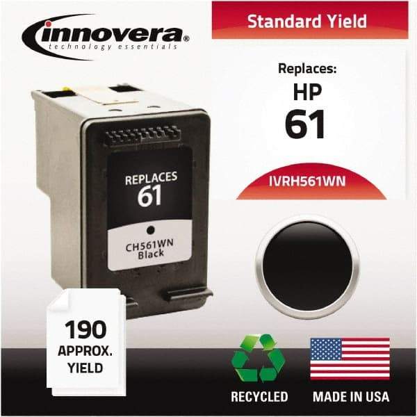 innovera - Black Inkjet Printer Cartridge - Use with HP Deskjet 1000, 1050, 1055, 2050, 3000, 3050, 3050A, 3052A, 3054A - Caliber Tooling