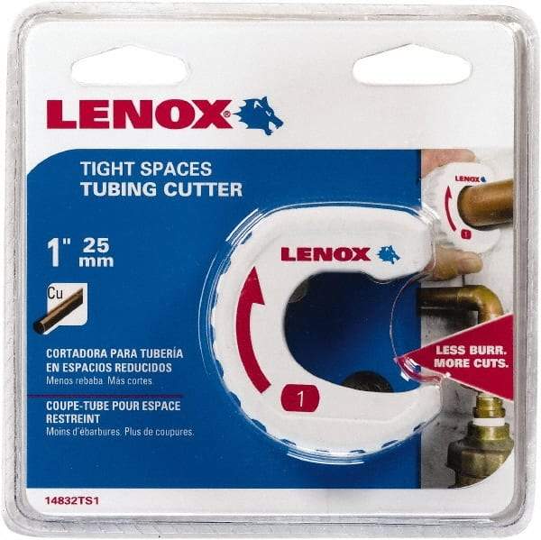 Lenox - 1" Pipe Capacity, Tube Cutter - Cuts Copper - Caliber Tooling