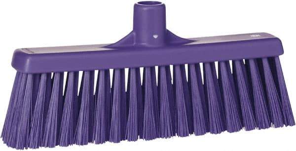 Vikan - 5-5/8" OAL Polyester Bristle Lobby Broom - 3" Bristle Length, 11" Wide - Caliber Tooling