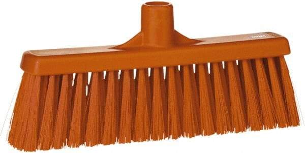 Vikan - 5-5/8" OAL Polyester Bristle Lobby Broom - 3" Bristle Length, 11" Wide - Caliber Tooling