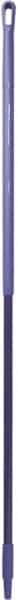 Vikan - 59 x 1-1/4" Fiberglass Squeegee Handle - European Threaded Connection, Purple - Caliber Tooling