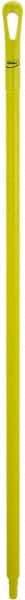 Vikan - 51 x 1-1/4" Polypropylene Squeegee Handle - European Threaded Connection, Yellow - Caliber Tooling