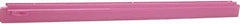 Vikan - 24" Rubber Blade Squeegee Refill - Double Edge, Pink, Plastic Holder - Caliber Tooling