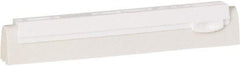 Vikan - 10" Foam Rubber Blade Squeegee Refill - Double Edge, White, Plastic Holder - Caliber Tooling