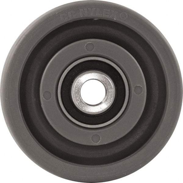 Caster Connection - 4 Inch Diameter x 2 Inch Wide, High Grade Nylon Caster Wheel - 1,000 Lb. Capacity, 2.2 Inch Hub Length, 1/2 Inch Axle Diameter, Sealed Precision Ball Bearing - Caliber Tooling