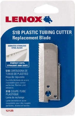 Lenox - Cutter Replacement Blade - Use with Lenox: 1212S1, Cuts PVC, CPVC, Pex, Polyethylene and Rubber Hose - Caliber Tooling