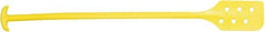 Remco - Yellow Polypropylene Mixing Paddle with Holes - 52" Overall Length - Caliber Tooling