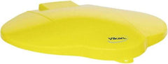 Vikan - 3 Gal Polypropylene Pail Lid - Yellow, For Use with 5691 - Caliber Tooling