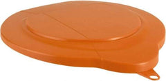 Vikan - 1.5 Gal Polypropylene Pail Lid - Orange, For Use with 5694 - Caliber Tooling