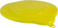 Vikan - 1.5 Gal Polypropylene Pail Lid - Yellow, For Use with 5693 - Caliber Tooling