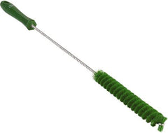 Vikan - 3/4" Diam Polyester Valve Brush - 19-5/8" OAL, 5-3/4" Head Length, Polypropylene & Stainless Steel Handle - Caliber Tooling