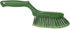 Vikan - 2" Bristle Length, Polyester Wash Brush - 5-13/16" Long x 5" Wide Head, 13-1/2" OAL, Green, Polypropylene Block - Caliber Tooling