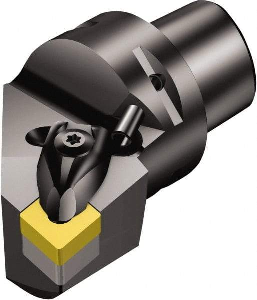 Sandvik Coromant - Right Hand Cut, Size C5, CNMG 120408 Insert Compatiblity, Internal Modular Turning & Profiling Cutting Unit Head - 35mm Ctr to Cutting Edge, 60mm Head Length, Through Coolant, Series T-Max P - Caliber Tooling