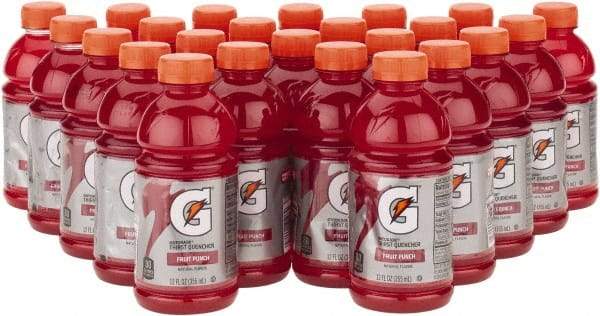 Gatorade - 12 oz Bottle Fruit Punch Activity Drink - Ready-to-Drink - Caliber Tooling