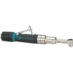 Dynabrade - 1/4" Keyless Chuck - Right Angle Handle, 3,200 RPM, 26 CFM, 0.4 hp, 90 psi - Caliber Tooling