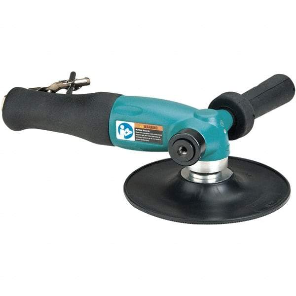 Dynabrade - 7" Max Disc, 6,000 RPM, Pneumatic Handheld Disc Sander - 26 CFM, 1/4" Inlet, 1.3 hp, 90 psi - Caliber Tooling