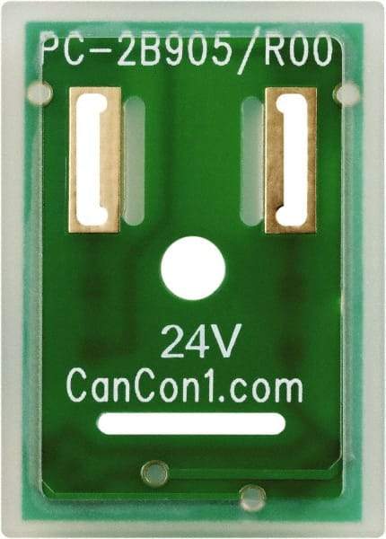 Canfield Connector - Solenoid Valve Interposed Lighted Wafer Indicator Light - Use with DIN Type Coil - Caliber Tooling