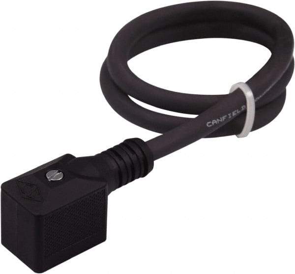 Canfield Connector - Solenoid Valve Connector/Gasket/Cord Assembly - Use with Solenoid Valves - Caliber Tooling