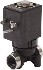 Spartan Scientific - 3/8" NPT Port, 2 Way, 2 Position, Glass Filled Nylon Solenoid Valve - Normally Closed, Viton Seal - Caliber Tooling