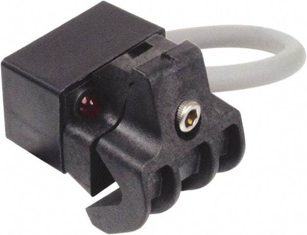 Canfield Connector - Air Cylinder Reed Switch, MOV, LED, 2 Wire - For 2 to 6" Air Cylinders, Use with Tie-Rod Cylinders - Caliber Tooling