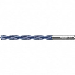 Walter-Titex - 9.7mm 140° Solid Carbide Jobber Drill - TiNAl Finish, Right Hand Cut, 139mm OAL - Caliber Tooling