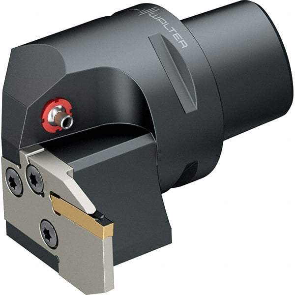 Walter - 0.827" Max Depth of Cut, Indexable Grooving Cutoff Toolholder - 24 Seat Size, Series NCLE-GX24-CAPTO - Caliber Tooling