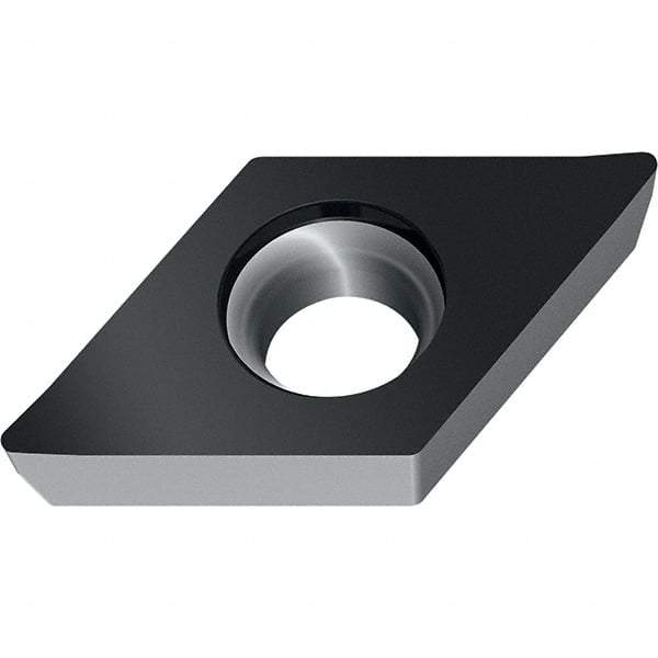 Walter - DPMW RK6 Grade WKK20S Turning Insert - TiCN+Al2O3+(TiCN) Finish, 55° Rhombic, 9.53mm Inscr Circle, 3.97mm Thick, 0.8mm Corner Radius - Caliber Tooling