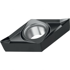 Walter - DCGT MN2 Grade WSM01 Turning Insert - TiAlN+Al2O3+(ZrN) Finish, 55° Rhombic, 6.35mm Inscr Circle, 2.38mm Thick, 0.4mm Corner Radius - Caliber Tooling