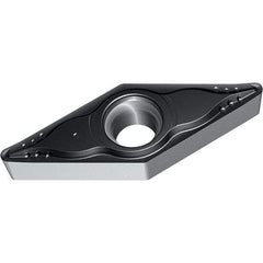 Walter - VBMT MM4 Grade WSM20S Turning Insert - TiAlN+Al2O3+(Al) Finish, 35° Rhombic, 9.53mm Inscr Circle, 4.76mm Thick, 0.8mm Corner Radius - Caliber Tooling