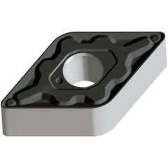 Walter - DNMG NM Grade WPP10S Turning Insert - TiCN+Al2O3+(TiCN) Finish, 55° Rhombic, 9.53mm Inscr Circle, 4.76mm Thick, 0.8mm Corner Radius - Caliber Tooling