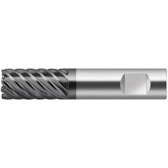 Walter-Prototyp - 8mm, 19mm LOC, 8mm Shank Diam, 63mm OAL, 6 Flute, Solid Carbide Square End Mill - TiCN Finish, 50° Helix, Right Hand Cut, Right Hand Flute, Series H3121138 - Caliber Tooling