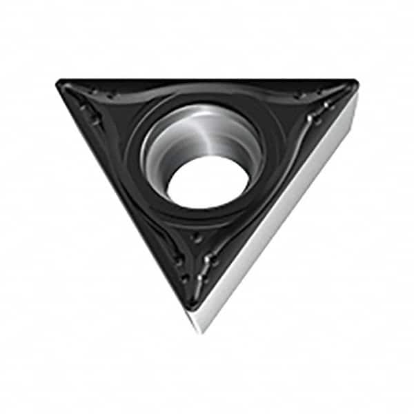 Walter - TCGT MM4 Grade WSM20S Turning Insert - TiAlN+Al2O3+(Al) Finish, 60° Triangle, 6.35mm Inscr Circle, 2.38mm Thick, 0.4mm Corner Radius - Caliber Tooling