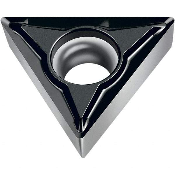 Walter - TCGT FM2 Grade WSM20S Turning Insert - TiAlN+Al2O3+(Al) Finish, 60° Triangle, 9.53mm Inscr Circle, 3.97mm Thick, 0.8mm Corner Radius - Caliber Tooling