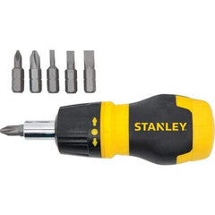 Stanley - Bit Screwdrivers Type: Multi-Bit Screwdriver Tip Type: Phillips; Slotted - Caliber Tooling