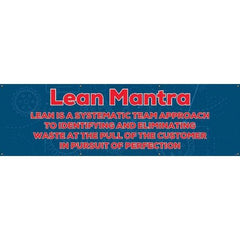 NMC - Banners Message Type: Safety Reinforcement & Motivational Legend: Lean Mantra - Caliber Tooling