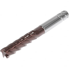 Seco - 12mm, 4 Flute, Single End, Solid Carbide, 2mm Corner Radius End Mill - 100mm OAL, 48° Helix, Right Hand Flute, 45mm LOC, Right Hand Cut, 53mm Extended Reach - Caliber Tooling