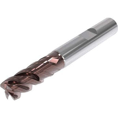 Seco - 20mm, 4 Flute, Single End, Solid Carbide, 6mm Corner Radius End Mill - 104mm OAL, 48° Helix, Right Hand Flute, 40mm LOC, Right Hand Cut, 51mm Extended Reach - Caliber Tooling