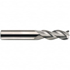 SGS - 20mm, 3 Flute, Single End, Solid Carbide, 0.1575" Corner Radius End Mill - 104mm OAL, 38° Helix, 38mm LOC, Right Hand Cut - Caliber Tooling