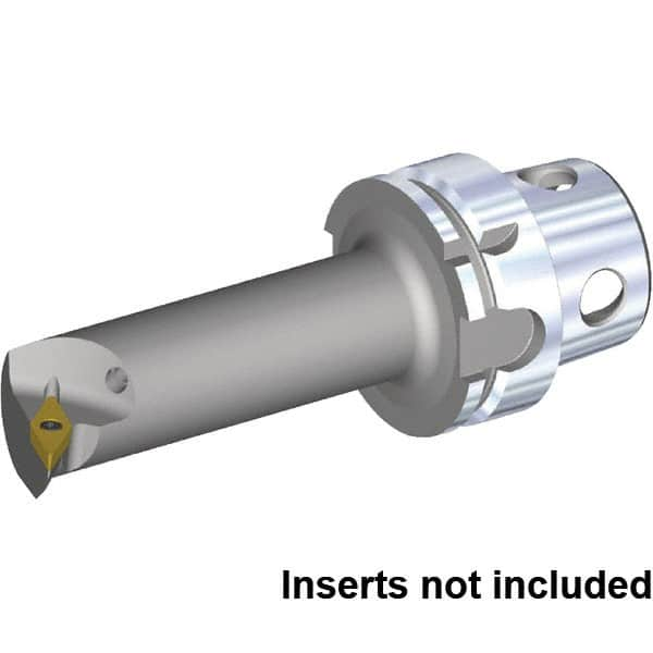 Kennametal - Left Hand Cut, 40mm Min Bore Diam, Size KM4X63 Steel Modular Boring Cutting Unit Head - 112.27mm Max Bore Depth, Through Coolant, Compatible with VB.. 160408 - Caliber Tooling