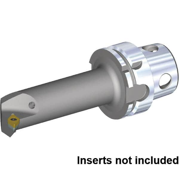 Kennametal - Right Hand Cut, 40mm Min Bore Diam, Size KM4X63 Steel Modular Boring Cutting Unit Head - 112.27mm Max Bore Depth, Through Coolant, Compatible with DC..3252, DC.. 11T308 - Caliber Tooling