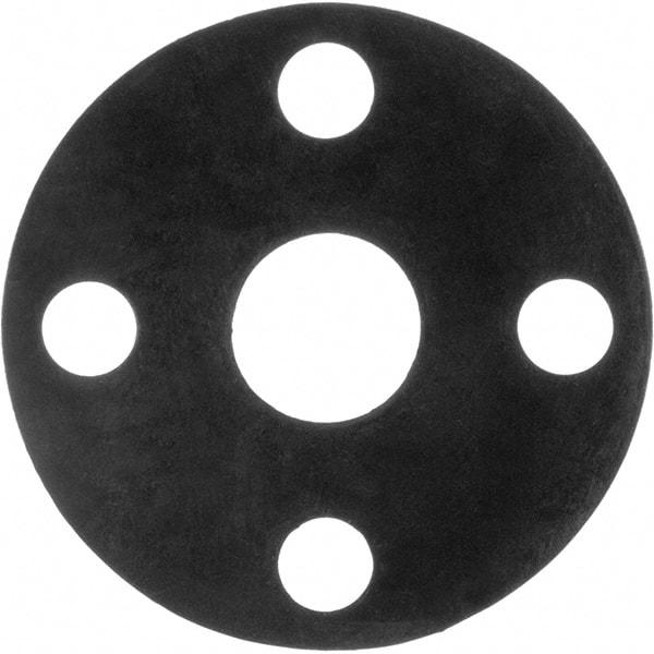 Value Collection - 12" Pipe, 12-3/4" ID x 19" OD Flange Gasket - Viton Rubber, Black, 1/16" Thick - Caliber Tooling